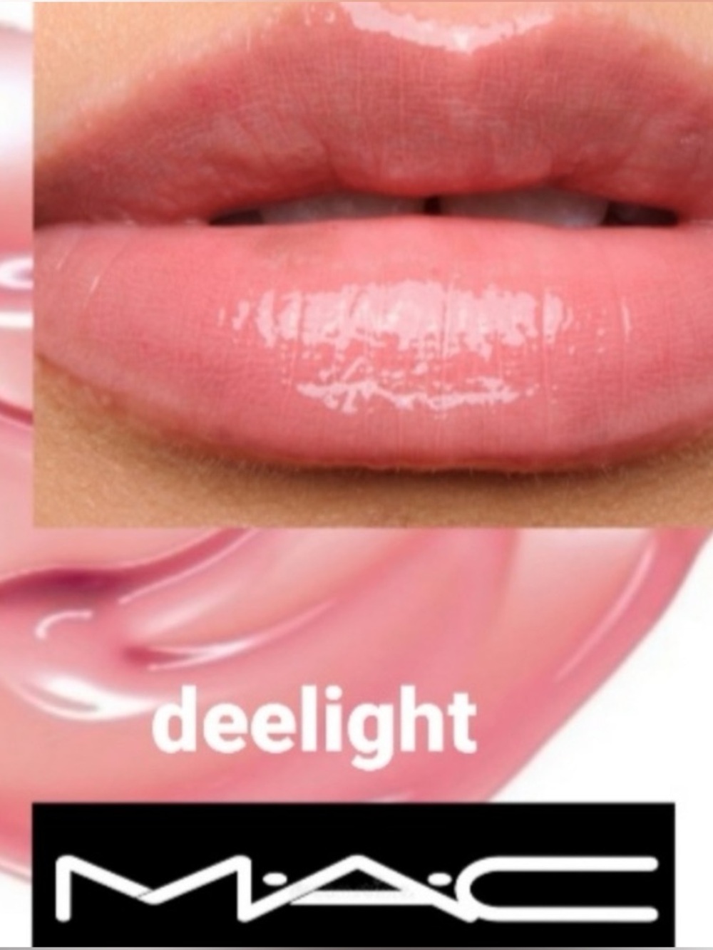 M.A.C cremsheen glass lipgloss-deelight - Picture 2 of 2